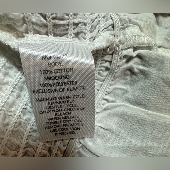 Derek Heart White Eyelet Peplum Blouse - Picture 11 of 11